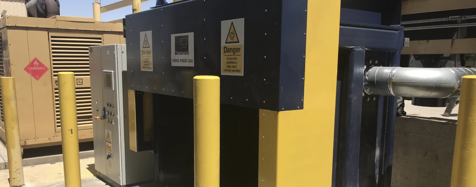 Installation and Commissioning of a 280N Dross Press for E-MAX Billets B.V.